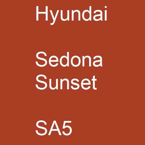 Hyundai, Sedona Sunset, SA5.